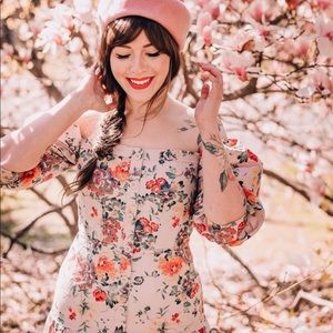 Rebecca Taylor Pink Floral Print Marlena